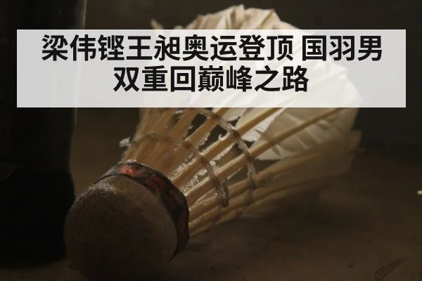 梁伟铿王昶奥运登顶 国羽男双重回巅峰之路
